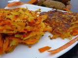 Galettes pommes de terre carottes