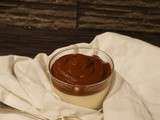 Glace Lait d'Amande Chocolat sur Lit de Panna Cotta