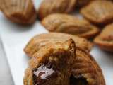 Madeleines Praliné Coeur Chocolat Fondant