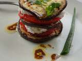 Millefeuilles d'Aubergines Feta et Tomates