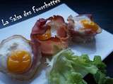 Nids De Jambon Cru Aux Oeufs