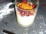 Panacotta Amande Cerises Speculoos