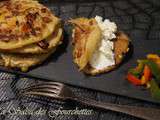 Pancakes Ensoleillés Farcis au Fromage Frais