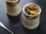 Panna cotta Amande Mirabelles