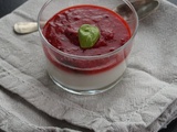 Panna cotta Coco Fraise Basilic