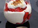 Parfait  Fraise Gingembre