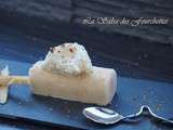 Parfait glace Cannelle Oranger et Sa Chantilly Au Chocolat Blanc