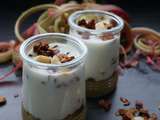 Petits pots de Rhubarbe au Granola