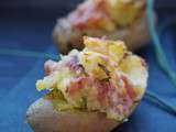 Pommes de terre Farcies Jambon Cru Ciboulette Fromage de Brebis