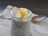 Pudding de Chia Aux Pommes Cuites