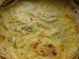 Quiche Feuilles De Brick au Fromage et aux Oignons