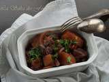 Ragout de Pommes de Terre et Champignons au Vin rouge