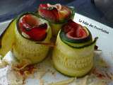 Roules Courgettes Bacon Mozzarella