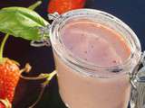 Smoothie Fraises Basilic