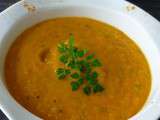 Soupe Carottes Noix de Coco