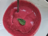 Soupe de Fraises à la Menthe