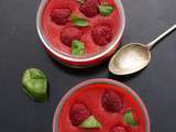 Soupe Framboise - Agrume et Basilic