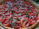 Tarte Tomates Crues Parmesan et Herbes de Provence