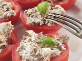 Tomate farcie à la Sardine et au Chèvre