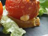 Tomates farcies Sur Lit de Pommes de Terre