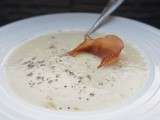 Veloute d'echalotes Au Bacon