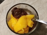 Verrine Chia Chocolat et Mangue Crue