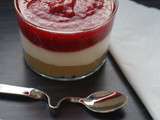 Verrine De Rhubarbe aux Framboises