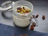 Verrine Légère Fleur d'Oranger Pistaches Raisins Secs