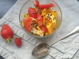 Verrine Mangue Fraise