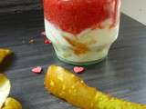 Verrine Poire - Fraise