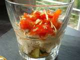 Verrine Thon Courgette Tomate