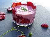 Verrine Toute Légère a La fraise