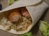 Wraps à la Choucroute et Aux Saucisses