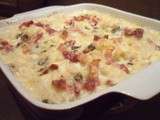 Gratin de chou fleur au roquefort