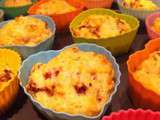 Muffins de tomates séchées au parmesan et thym