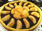 Tarte aux pommes et boudin noir