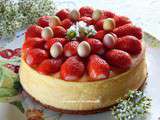 Cheesecake au citron et aux fraises