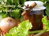 Chutney de rhubarbe