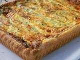 Quiche aux asperges blanches et aux crevettes