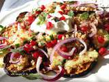 Salade de quinoa aux aubergines épicées et graines de grenade