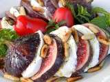 Salade  figues-mozzarella