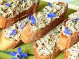 Toasts aux rillettes de sardines