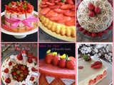 6 Gâteaux aux fraises pour la fête des mamans