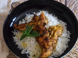 Aiguillettes de poulet marinées au curry