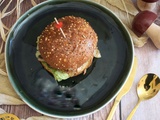 Burger à l'effiloché de canard