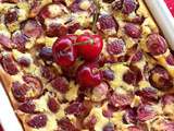 Clafoutis aux cerises à la purée d'amande de Perl'amande