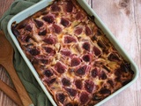 Clafoutis fraises rhubarbe