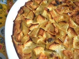 Clafoutis léger pommes raisins secs