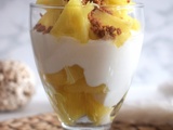 Coupe ananas frais et skyr