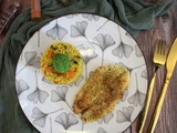 Filet d'aiglefin à l'airfryer et son riz aux épices douces aux petits légumes